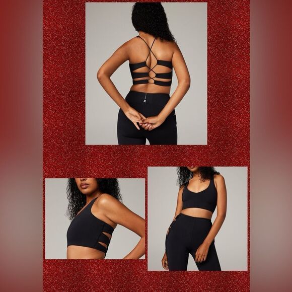 Savage X Fenty Black Wildcat Strappy Sexy Cropped Longline Tank Top - Picture 1 of 11